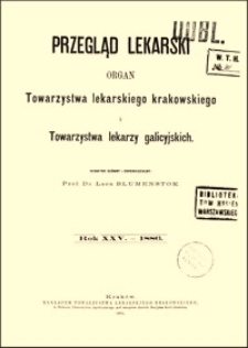 O wykluczeniu ognisk martwych z jamy brzusznej : przyczynki do chirurgii jamy brzusznej, Przegląd Lekarski, 1886, R. 25, nr 4, s. 47-49