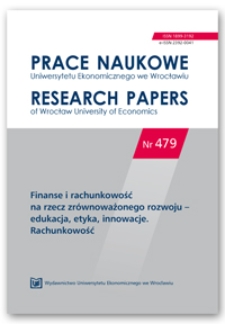 Zrównoważony rozwój rachunkowości – analiza zjawiska i determinanty kreujące