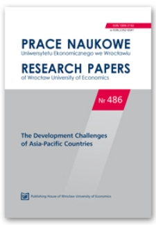 Spis treści [Prace Naukowe Uniwersytetu Ekonomicznego we Wrocławiu = Research Papers of Wrocław University of Economics; 2017; Nr 486]