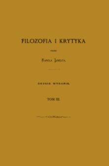 System umnictwa czyli Filozofii umysłowej. Część druga