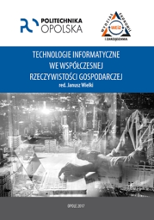 Technologie informatyczne we współczesnej rzeczywistości gospodarczej