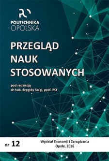 Przegląd Nauk Stosowanych, nr 12, 2016