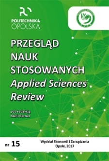 Przegląd Nauk Stosowanych, nr 15, 2017