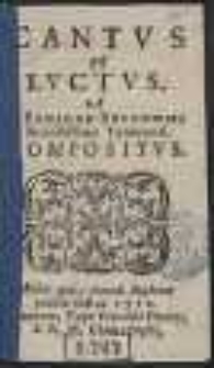 Cantus & Luctus [&hellip;]