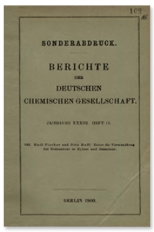 Ueber die Verwandlung der Gulonsäure in Xylose und Galactose, Berichte der Deutschen Chemischen Gesellschaft, 1900, Jahrgang XXXIII, Heft 13, s. 2142-2147