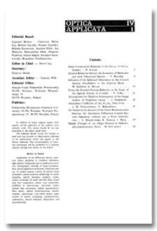 Arrangement for Objective Investigation of the Image Quality of Projection Lenses