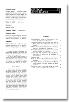 Correlation between the Perturbing Term and the Higher Order Wave Aberrations