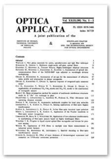 Examination of spliced telecommunication fibers of the NZDS-SMF type adjusted to wavelength division multiplexing