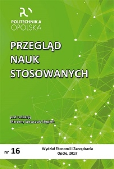 Przegląd Nauk Stosowanych, nr 16, 2017