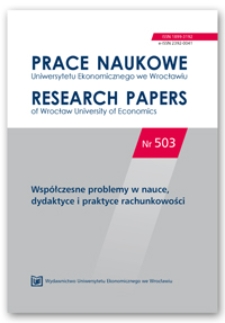 Próba określenia różnic kulturowych i ich wpływu na system rachunkowości w wybranych krajach w świetle koncepcji G. Hofstede i S. Graya