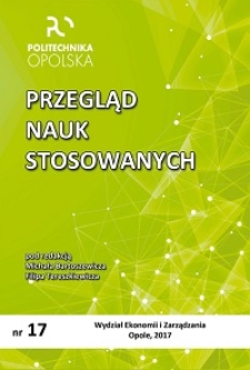 Przegląd Nauk Stosowanych, nr 17, 2017