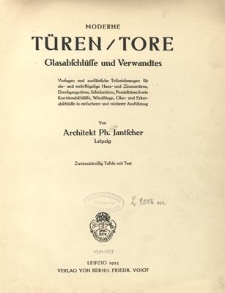 Moderne Türen, Tore, Glasabschlüsse und Verwandtes