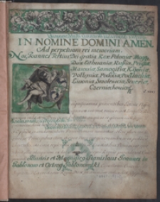 Locatio civitatis Maryampolensis 1693-1703