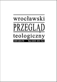 Wrocławski Przegląd Teologiczny. R. 25 (2017), nr 1