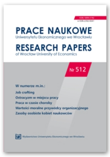 Job crafting w kreowaniu współczesnego środowiska pracy a wyzwania dla zarządzania zasobami ludzkimi