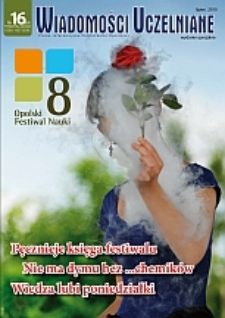 Wiadomości Uczelniane : pismo informacyjne Politechniki Opolskiej : wydanie specjalne, nr 16 (204), lipiec 2010