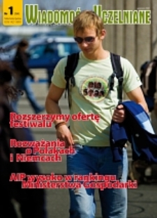 Wiadomości Uczelniane : pismo informacyjne Politechniki Opolskiej, nr 1 (164), wrzesień 2007