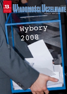 Wiadomości Uczelniane : pismo informacyjne Politechniki Opolskiej : wydanie specjalne, nr 13 (176), czerwiec 2008