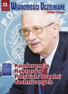 Wiadomości Uczelniane : pismo informacyjne Politechniki Opolskiej : wydanie specjalne, nr 12 (161), czerwiec 2007