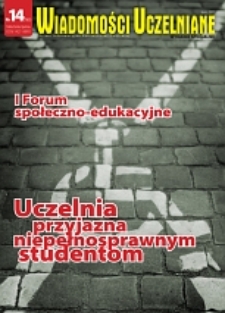 Wiadomości Uczelniane : pismo informacyjne Politechniki Opolskiej : wydanie specjalne, nr 14 (163), lipiec 2007