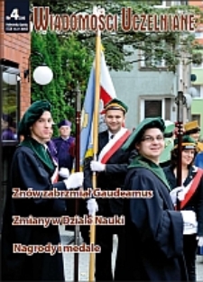 Wiadomości Uczelniane : pismo informacyjne Politechniki Opolskiej, nr 4 (208), październik 2010