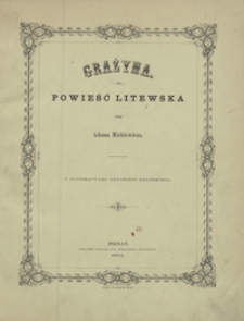 Grażyna : powieść litewska