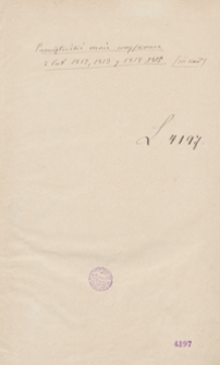 Pamiętniki moie woyskowe z lat 1812, 1813 y 1814, 1815