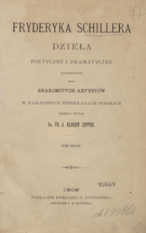 Fryderyka Schillera dzieła poetyczne i dramatyczne. Tom 2