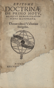 Epitome Doctrinae De Primo Motu, Aliquot Demonstrationibus Illustrata