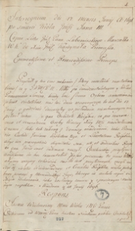 [Kopiariusz listów, pism publicystycznych, akt publicznych i innych materiałów odnoszących się do spraw politycznych Polski z 1696 roku]