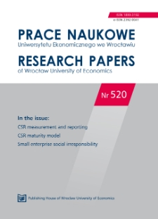 The relationship between the perception of the companyand employee attitude in the context of CSR – the results of the empirical study