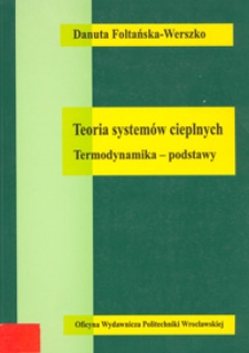 Teoria systemów cieplnych : termodynamika - podstawy