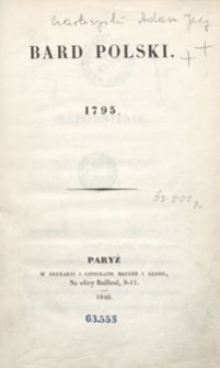 Bard polski : 1795