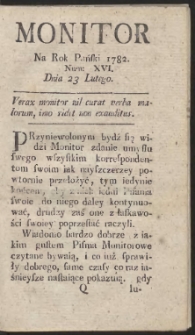 Monitor. R.1782 Nr 16