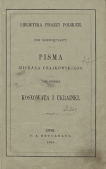 Koszowata i Ukrainki. - Wyd. 2, przejrz. i popr.