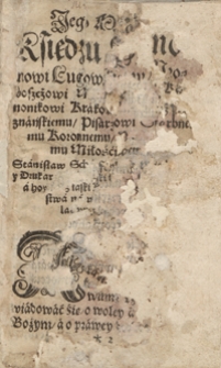 Nowy Testament To iest Święta Pana Jezusa Christusa Ewangelia od Ewangelistow y od innych Apostołow napisana