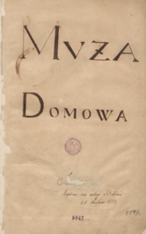 Muza domowa [poezje]