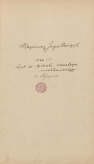 [Autografy królów polskich oraz monarchów obcych z lat 1460-1838]