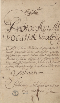 [Akta w&oacute;jtowskie i radzieckie miasta Grodziska 1711-1713]