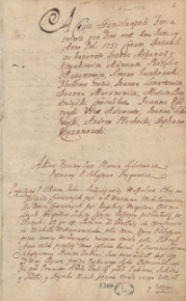 [Akta w&oacute;jtowskie radzieckie miasta Stanisławowa. 1737-1742]