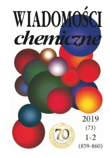 Wiadomości Chemiczne, Vol. 73, 2019, nr 1-2 (859-860)