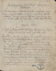 [Kopiariusz listów, mów, pism publicystycznych, akt publicznych, wierszy i innych materiałów odnoszących się do spraw politycznych Polski z lat 1696-1706]