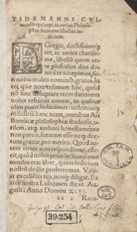 Totius Philosophiae Humanae in tres partes, nempe in Rationalem, Naturalem, et Moralem, digestio [...]