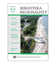 Spis treści [Biblioteka Regionalisty, 2014, Nr 14]