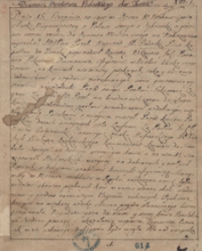 Dyaryusz poselstwa Podoskiego Józefa do Turek [w latach 1759-1760] napisany przez Adama Gotartowskiego sędziego grodzkiego bobrownickiego sekretarza tegoż poselstwa [oraz kazanie ks. Konstantego Awedyka]