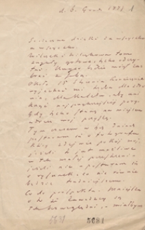 [Listy J&oacute;zefa Ignacego Kraszewskiego do Władysława Maleszewskiego z lat 1871-1886 oraz korespondencje do Biesiady Literackiej z lat 1884-1886]