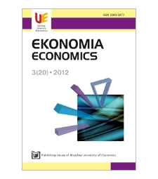Spis treści [Ekonomia = Economics, 2012, Nr 3 (20)]