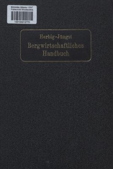 Bergwirtschaftliches Handbuch