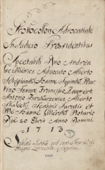 [Akta w&oacute;jtowskie i radzieckie miasta Grodziska 1713-1721]