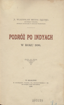 Podr&oacute;ż po Indyach w roku 1896